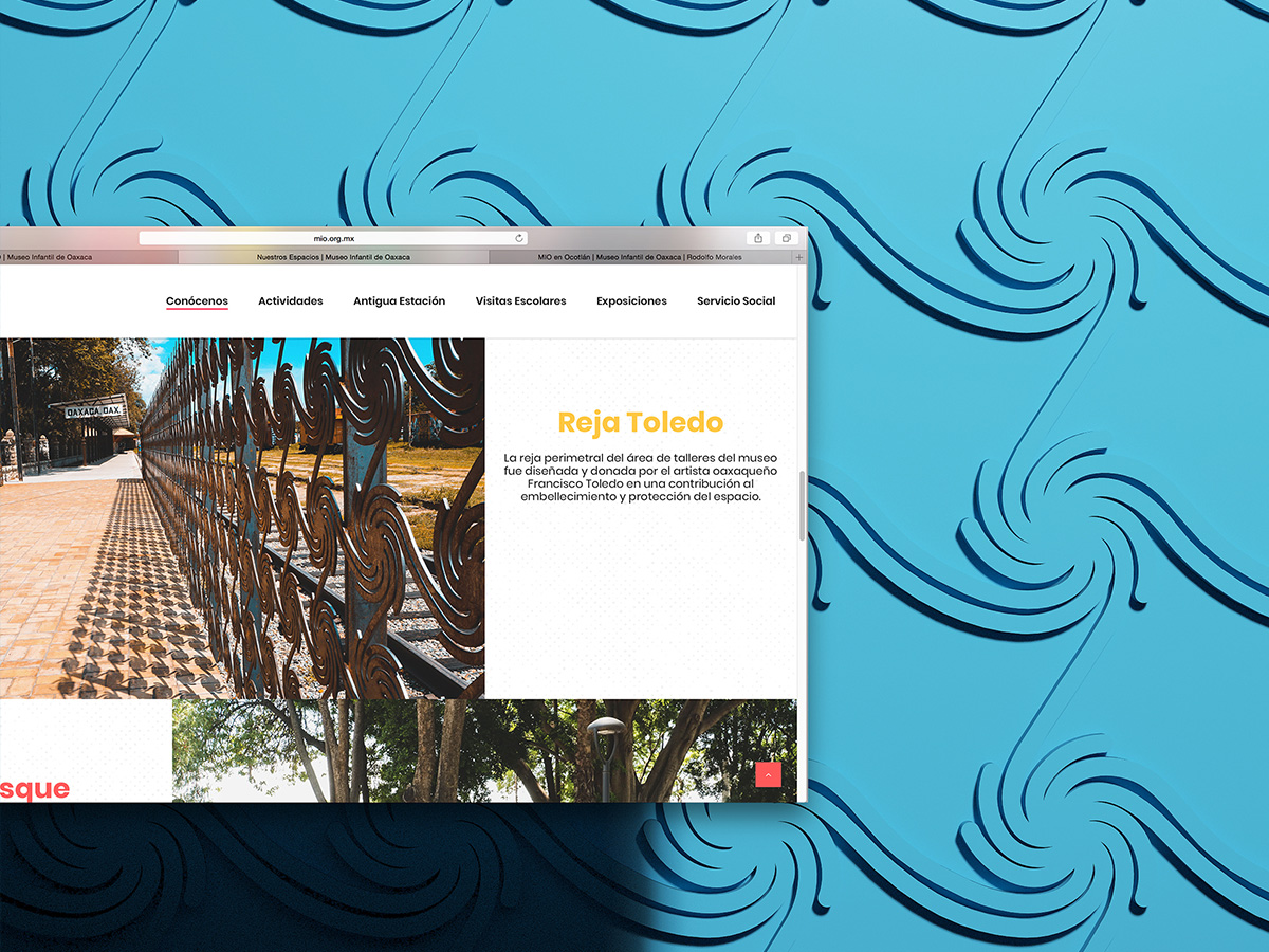 Diseño web para MIO, Oaxaca. Diseñado por INTER ESTUDIO