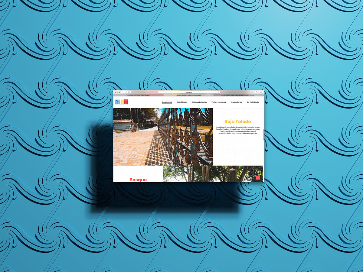 Diseño web para MIO, Oaxaca. Diseñado por INTER ESTUDIO