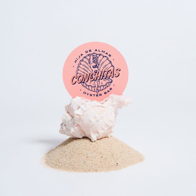 Conchitas Oyster Bar. Diseño de marca para Restaurante en Mérida Yucatán Por INTER ESTUDIO
